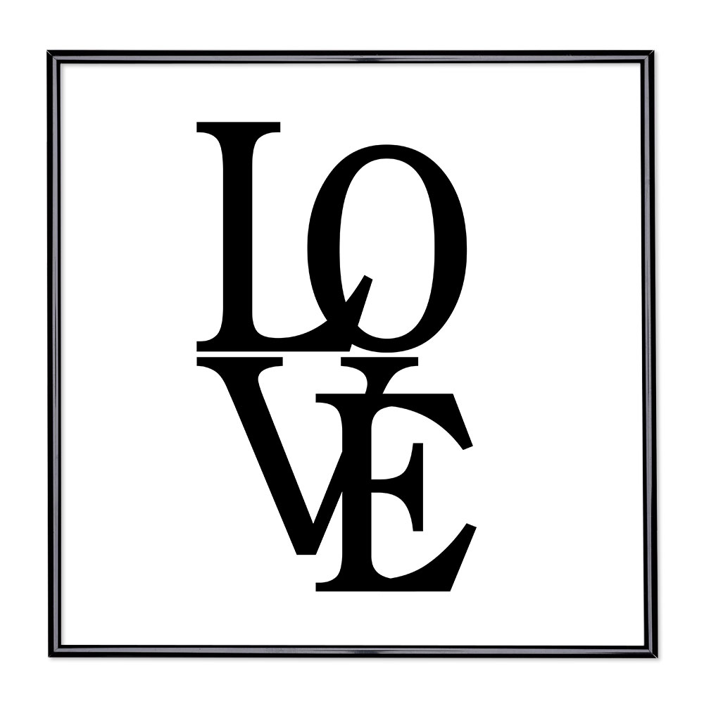 Fotolijst met slogan - Love 2 