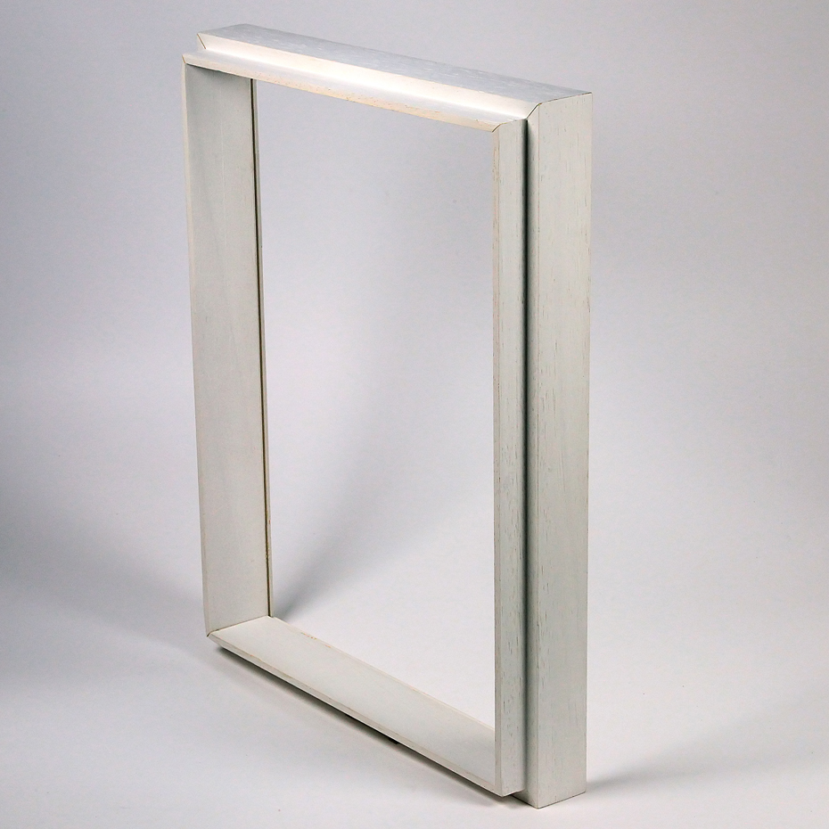 Compensatieset Unibox 40x40 cm | wit | lege lijst (zonder glas en achterwand)